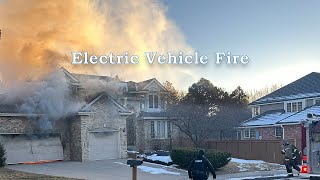 Electric Vehicle Fire [upl. by Navac]