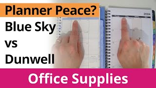 Have I Found Planner Peace Blue Sky vs Dunwell Planners  ShannonMediskycom [upl. by Carlick914]