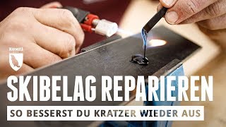 Selber Skibelag reparieren  so besserst du die Kratzer aus [upl. by Kev]