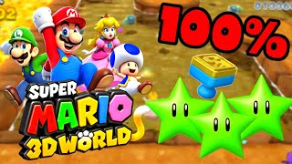 Castle6 Rammerhead Reef 🎪 Super Mario 3D World Switch  Wii U 🎪 All Green Stars  Stamp [upl. by Ainigriv]