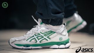 HIDDEN NY x ASICS GELNYC quotJOLLY GREENquot  REVIEW SIZING amp ONFOOT [upl. by Livy]