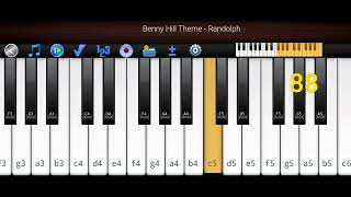 Benny Hill Theme  Randolph by Piano 🎹 [upl. by Ydderf]