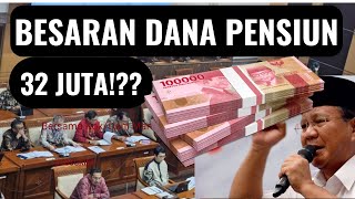 Kabar Mengejutkan Dana Pensiun Pejabat ini Tembus 32 Juta [upl. by Jenna]