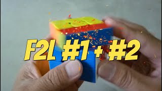 RUMUS F2L1 amp F2L2 RUBIK 3x3 bagi PEMULA Rubiks Cube [upl. by Itsyrc]