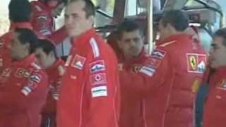 Michael Schumacher testing the Ferrari F2004 [upl. by Dagna]