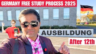 Germany Free Study Ausbildung Process 2025  Vocational Training  Visa  Application  Salary  Law [upl. by Scammon]