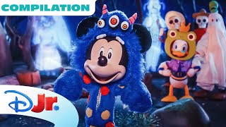 Every Mickey Mouse Halloween Spooky Stories 🎃📖👻  Compilation  disneyjr [upl. by Teilo]