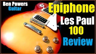 Epiphone Les Paul 100  Review amp Demo  LP100 [upl. by Finbar]