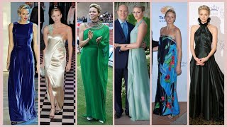 Princess Charlene of Monaco in different royal looks viral beauty fashion [upl. by Elletnahc]