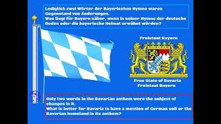 The national anthem of Free State of Bavaria quotThe BayernhymnequotHymn of Bavaria adopted 1860 [upl. by Haliehs466]