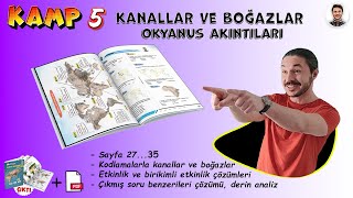 🌎Dünya KANALLAR VE BOĞAZLAR  OKYANUS AKINTILARI Harita Bilgisi Çalışması 🚀KODLAMALARLA 📌KAMP5 [upl. by Matronna]