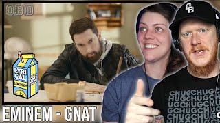 COUPLE React to Eminem  GNAT  OB DAVE [upl. by Jorgan]