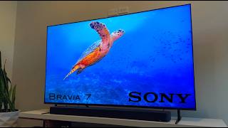 Sony Bravia 7 Mini LED TV Unboxing and Setup [upl. by Goodrow623]