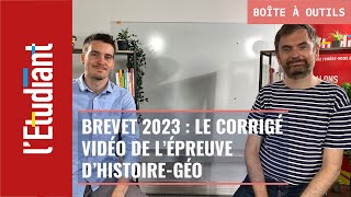 Brevet 2023  le corrigé de lépreuve dhistoiregéo [upl. by Nisse]