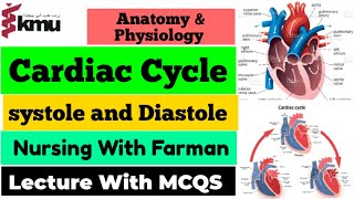 Cardiac Cycle  Systole and Diastole Cardiovascular systemAnatimy and Physiology [upl. by Aneleiram804]