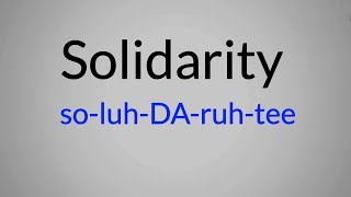 How to pronounce solidarity  Solidarity pronunciation  Solidarity meaning in Tamil  MrEnglish [upl. by Alleuqram364]