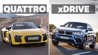 The Differences Between Audi Quattro and BMW xDrive [upl. by Regor]