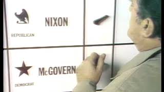 George McGovern Democratic 1972 Campaign Ad quotVoting Boothquot [upl. by Nanfa]