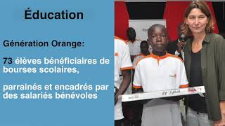 Bilan Fondation Orange Côte dIvoire [upl. by Latoyia893]