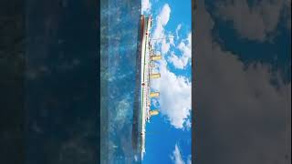 Britannic sinking 1916 Animation [upl. by Obie494]