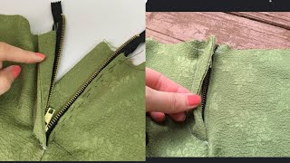 How To Fix a FLY ZIPPER in a Trouser [upl. by Ahsenal]