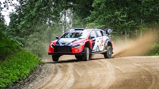 Thierry Neuville Hyundai i20 N Rally1 Hybrid  Pre Event Test Rally Poland 2024 [upl. by Audi855]