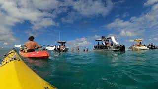 Kayaking to Hawaiis World Famous Sandbar [upl. by Odlanir]