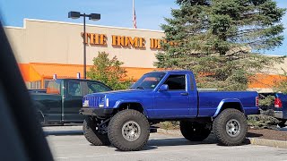 Jeep Comanche 4x4 Pickup Custom  Truck Spotting [upl. by Basile]