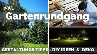 Garten Deko DIY  Gartengestaltung Tipps Ideen  Gartenbeleuchtung  Gartenmöbel  Garten gestalten [upl. by Marybella843]