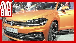 VW Polo 6 2017  Weltpremiere  Sitzprobe  Neuvorstellung  Details [upl. by Towne644]