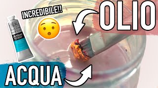 COLORI A OLIO SOLUBILI IN ACQUA 🤯 Come funzionano Dipingere un ritratto tutorial recensione Artisan [upl. by Anselmo]