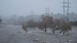 Evacuation orders warnings in effect as storm pummels SoCal [upl. by Kcaj382]