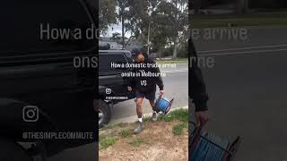 How tradies get to work🤣 viralvideo shorts [upl. by Willa]