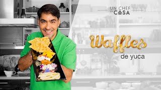 Waffles de yuca  Un desayuno nutritivo y saludable [upl. by Perice]