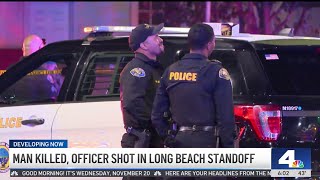 Man killed officer shot in Long Beach standoff [upl. by Sheree]