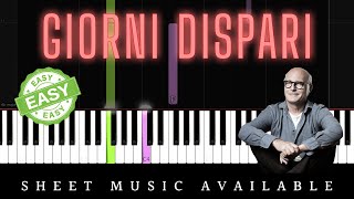 Ludovico Einaudi  Giorni Dispari Easy Piano Tutorial [upl. by Oilegor]