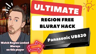 Panasonic UBP820 Hack  Watch Bluray discs region free [upl. by Kralc197]