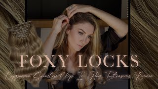 Foxy Locks Cappuccino Clip In Hair Extensions​ Review [upl. by Ynot]