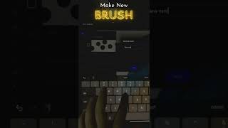 Make New Brush in Fresco adobefresco fresco digitalart tutorial [upl. by Inava620]