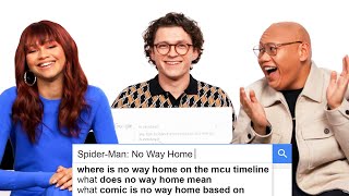 Tom Holland Zendaya amp Jacob Batalon Answer MORE of the Webs Most Searched Questions  WIRED [upl. by Libna]