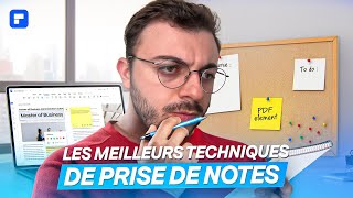 Les meilleures techniques de prise de notes à connaître pour la rentrée Tuto 2024 [upl. by Uda362]