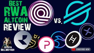 Best RWA Altcoins compared  ONDO vs Stellar XLM  RIO XRP MANTA CFG HBAR PROPY rwa xlm [upl. by Euqina]