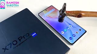 Vivo X70 Pro Screen Scratch test  AMOLED Display [upl. by Edison]