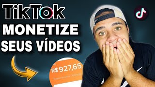 COMO GANHAR DINHEIRO NO TIKTOK POSTANDO VÍDEOS EM 2022 [upl. by Muirhead]