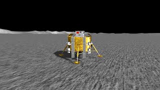 KSP Change4 lunar probe landing on the far side of the moon（RORSS） [upl. by Ardek]