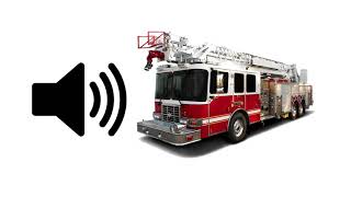 Firetruck  Sound Effect [upl. by Larochelle]