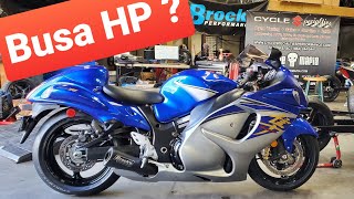 2015 Suzuki Hayabusa dyno tune with Brocks Performance Alien Head 2 Exhaust [upl. by Creath]