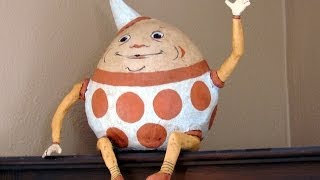 Paper Mache Egg  Humpty Dumpty [upl. by Aramot582]