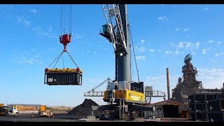 SIMEC Whyalla Ports StateoftheArt Mobile Harbour Crane [upl. by Rosabella]