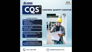 CQS® Chartered Quantity Surveyor [upl. by Elia645]